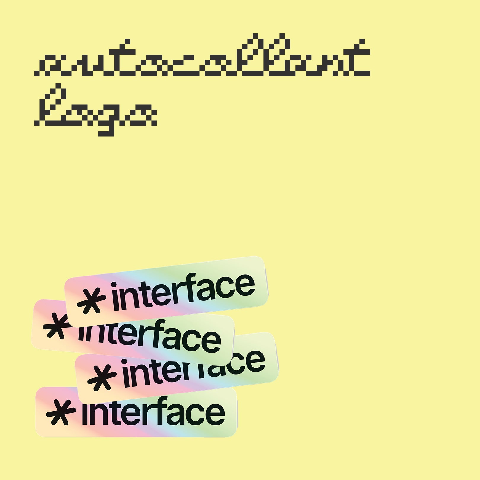 Autocollant holographique