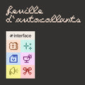 Feuille d'autocollants
